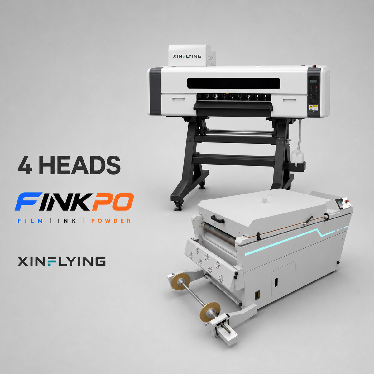 4 Head DTF Printer + DTF Powder Shaker Dryer